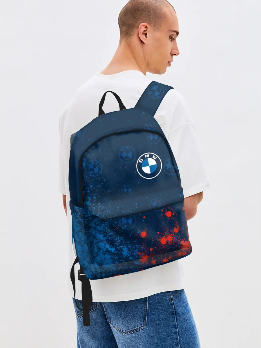 Рюкзак джинсовый / BMW / БМВ