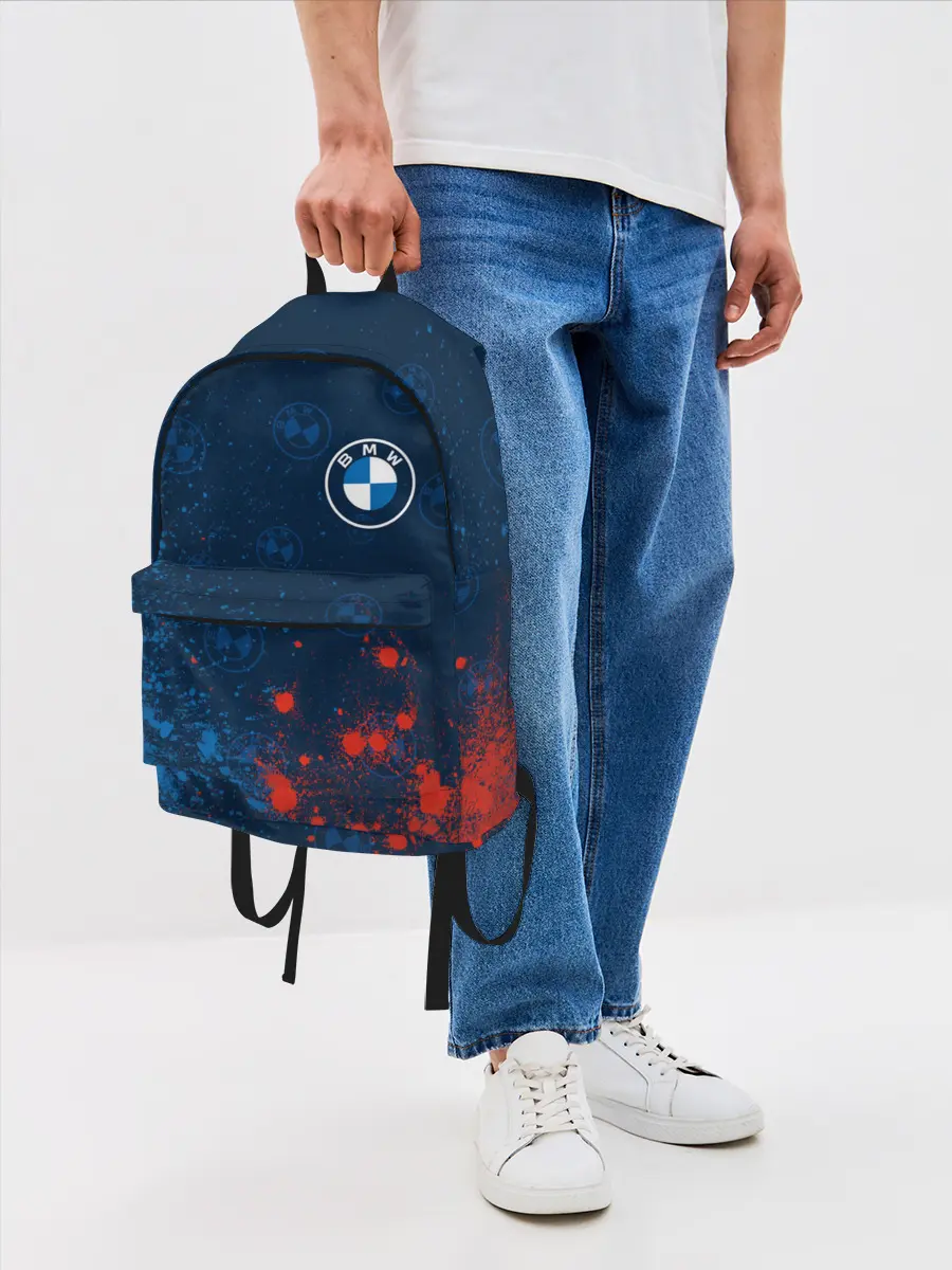 Рюкзак джинсовый / BMW / БМВ