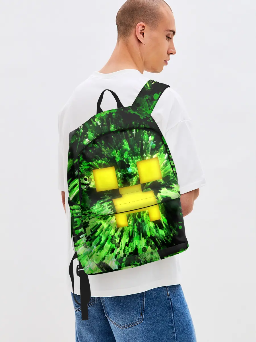 Рюкзак джинсовый / Minecraft / Майнкрафт