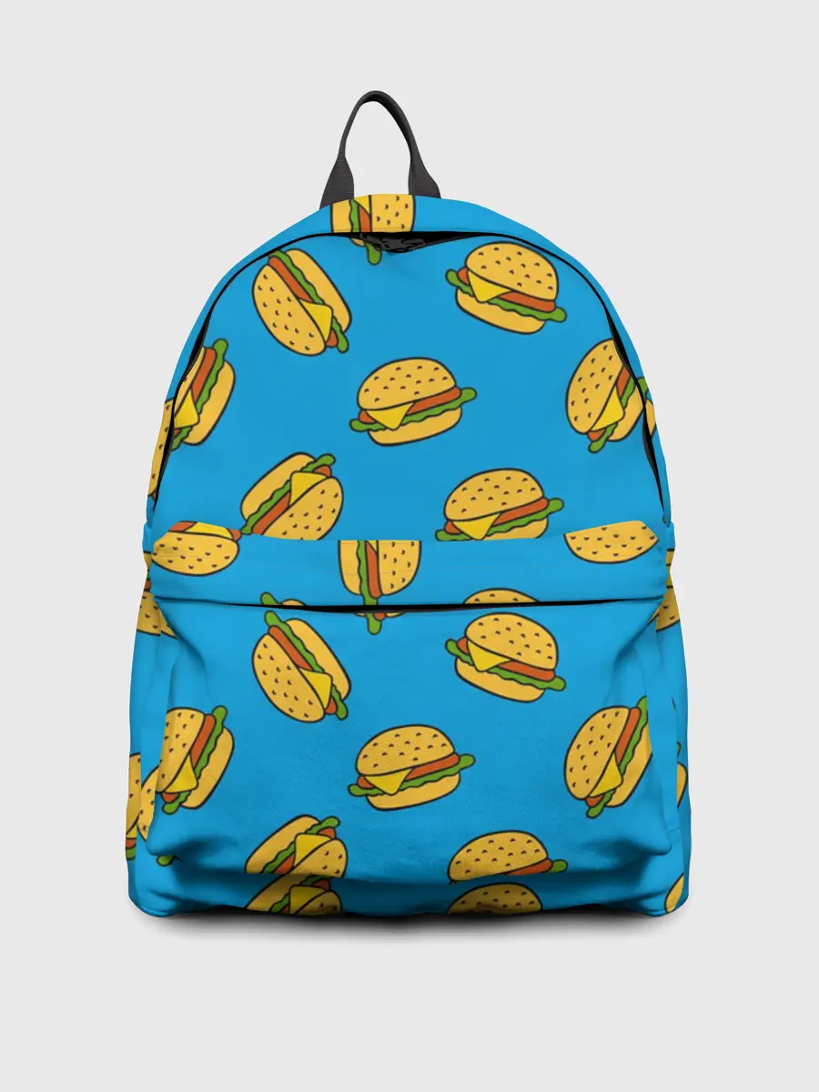 Рюкзак джинсовый / БУРГЕРЫ