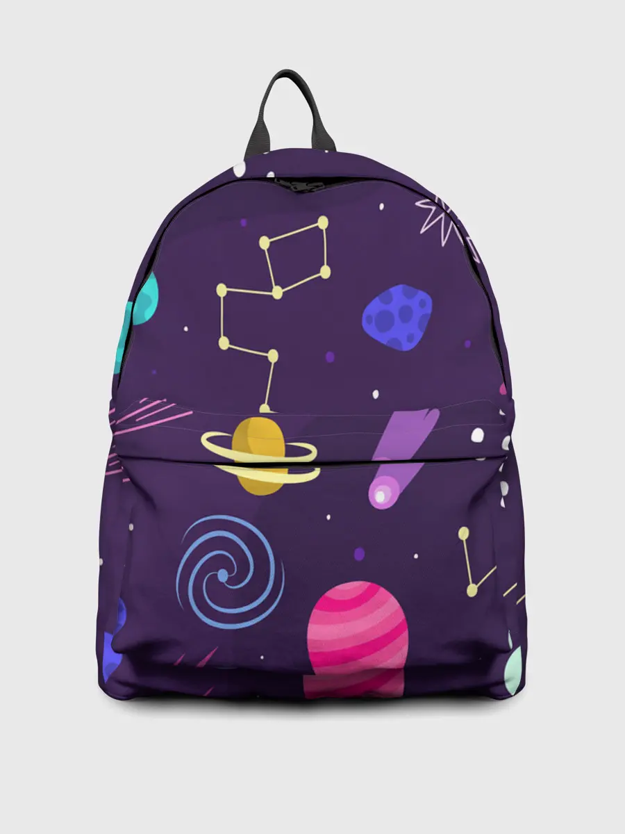 Рюкзак джинсовый / Космический пейзаж