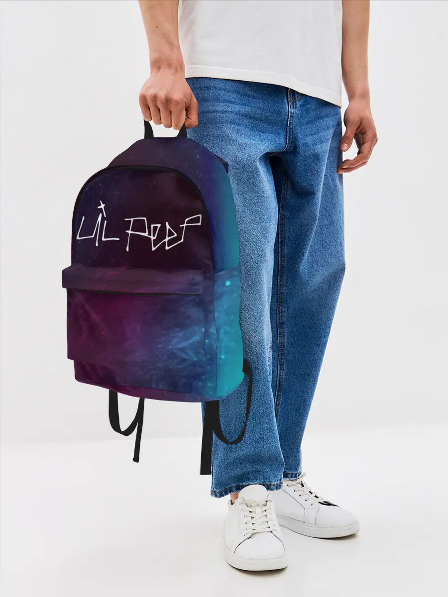 Рюкзак джинсовый / LIL PEEP / ЛИЛ ПИП