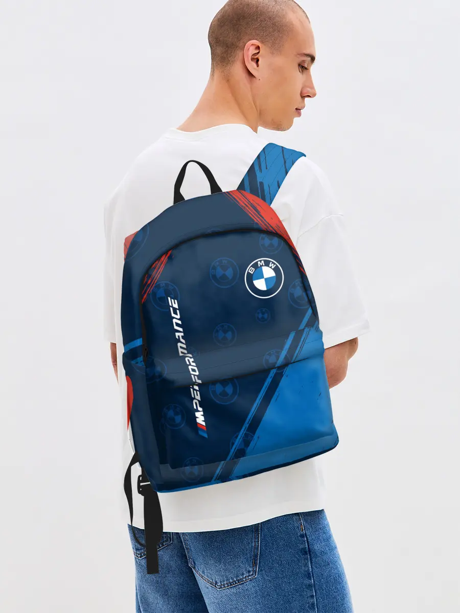 Рюкзак джинсовый / BMW / БМВ