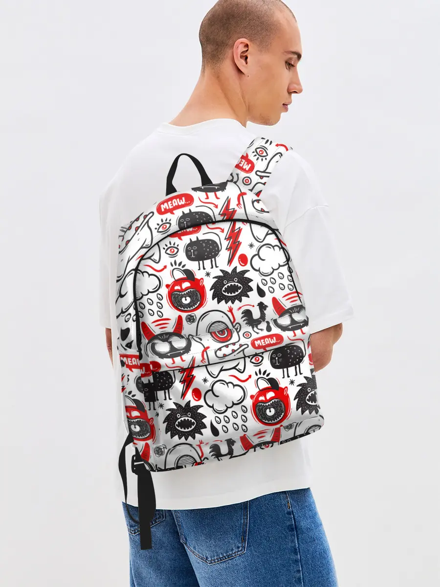 Рюкзак джинсовый / Pop art