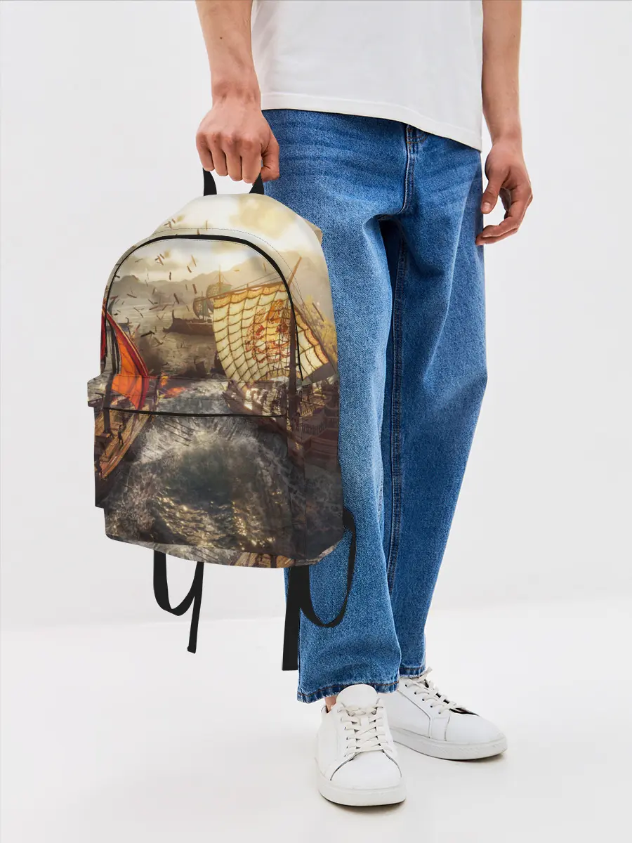 Рюкзак джинсовый / ASSASSINS CREED