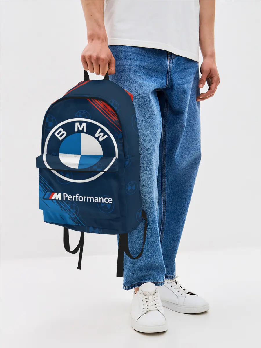 Рюкзак джинсовый / BMW / БМВ
