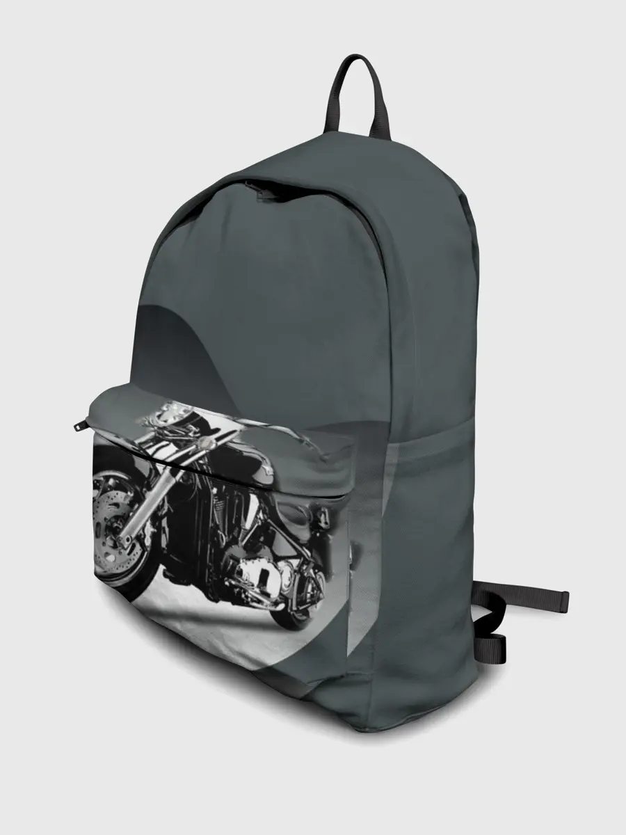 Рюкзак джинсовый / Мотоцикл