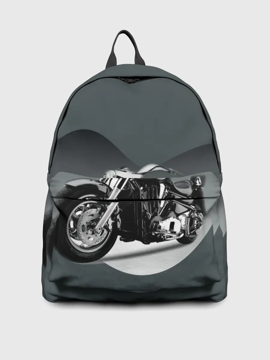 Рюкзак джинсовый / Мотоцикл