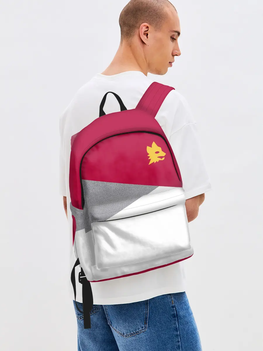 Рюкзак джинсовый / AS Roma | Red Design 21/22