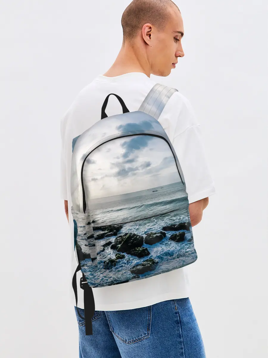 Рюкзак джинсовый / Море