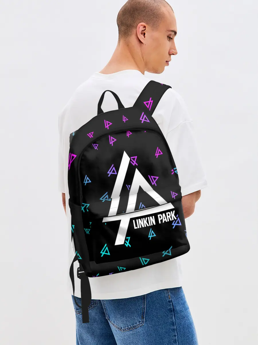Рюкзак джинсовый / LINKIN PARK / ЛИНКИН ПАРК