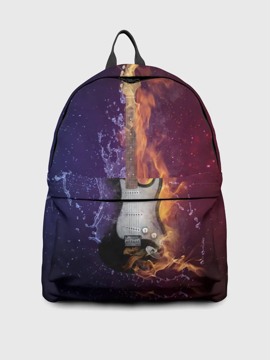 Рюкзак джинсовый / Гитара огня