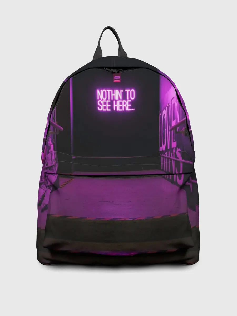 Рюкзак джинсовый / Неоновый стиль