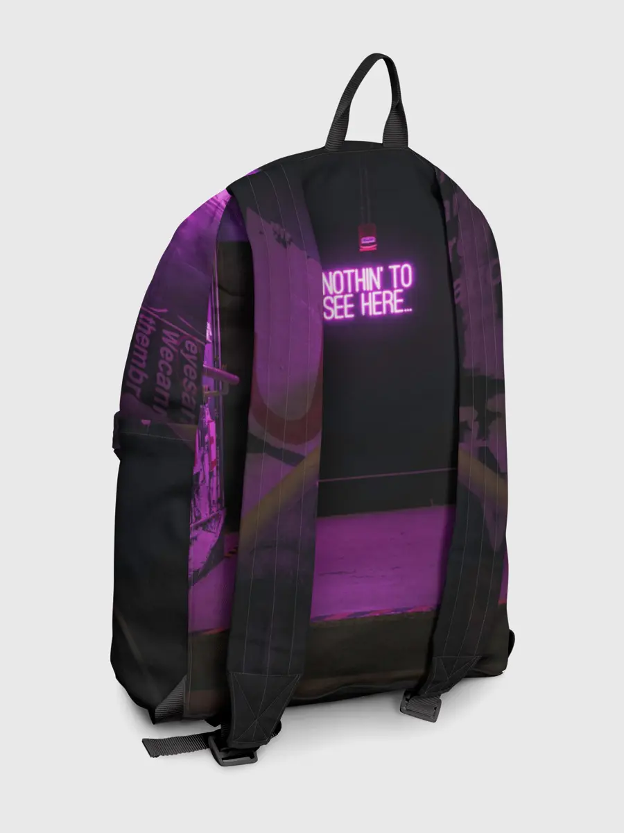 Рюкзак джинсовый / Неоновый стиль