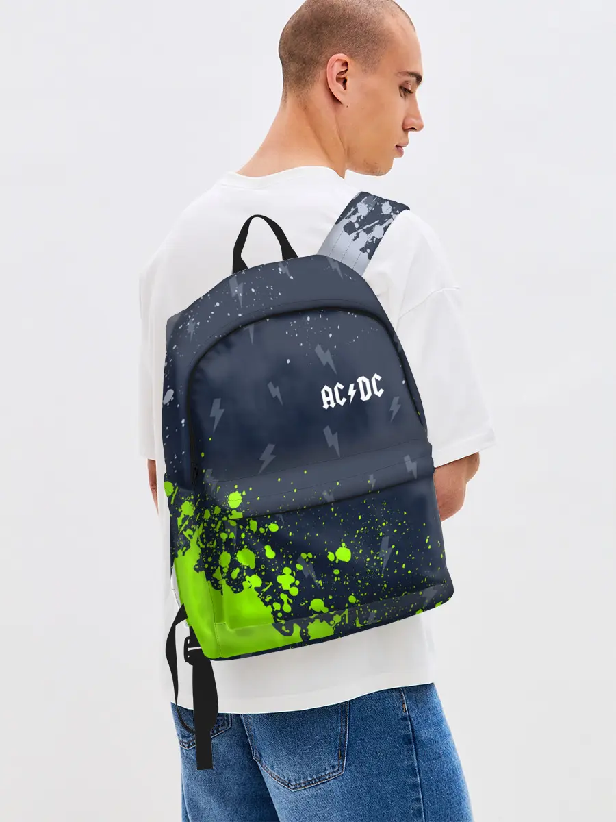 Рюкзак джинсовый / AC DС