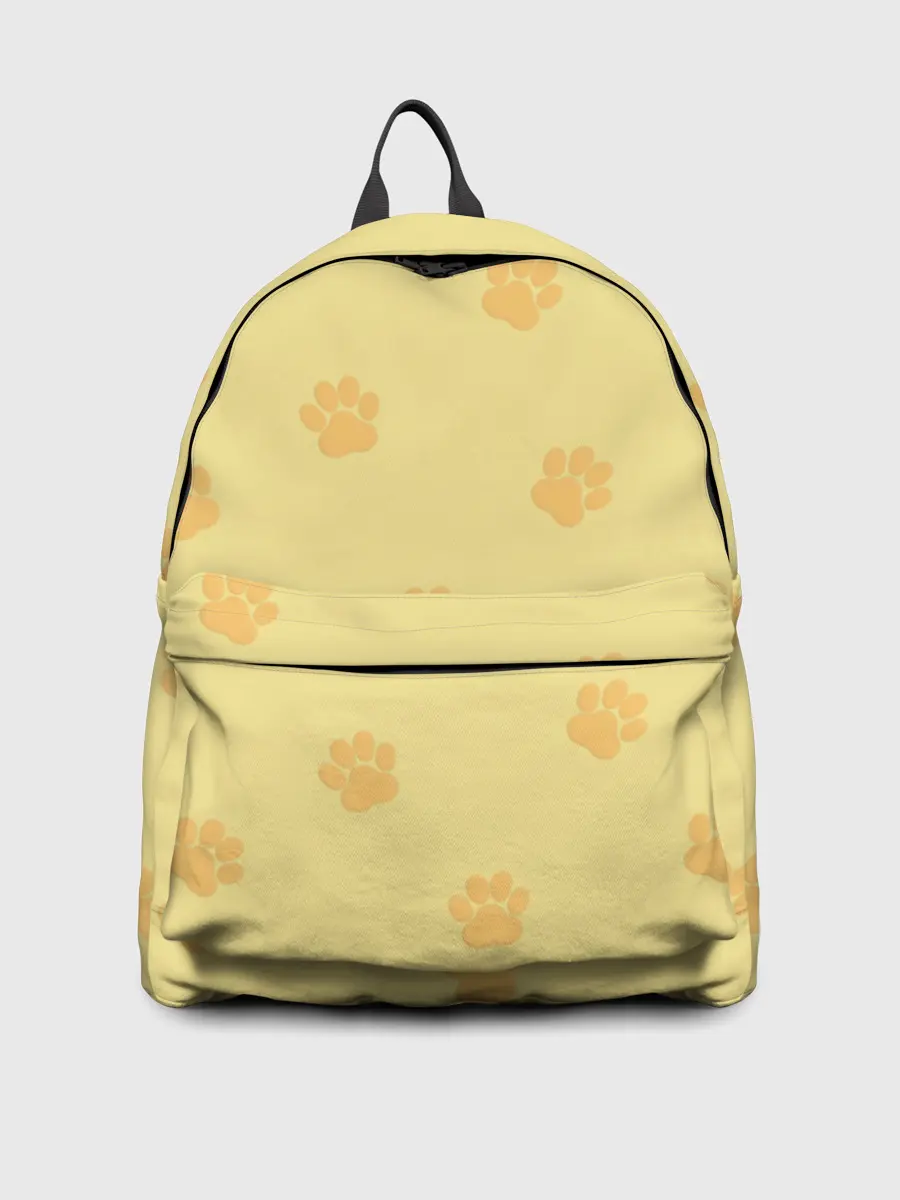 Рюкзак джинсовый / Кошачьи следы