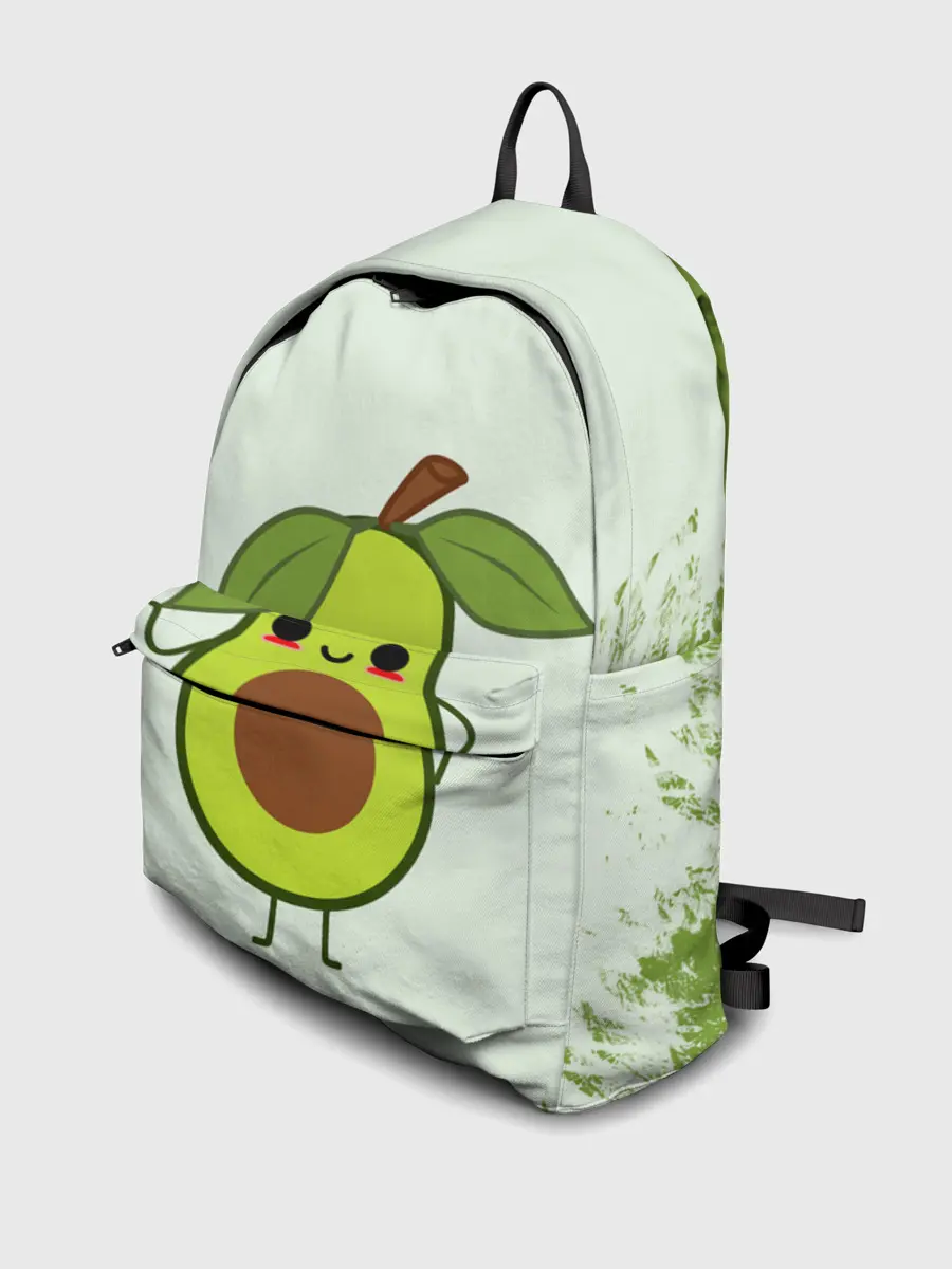 Рюкзак джинсовый / Авокадо