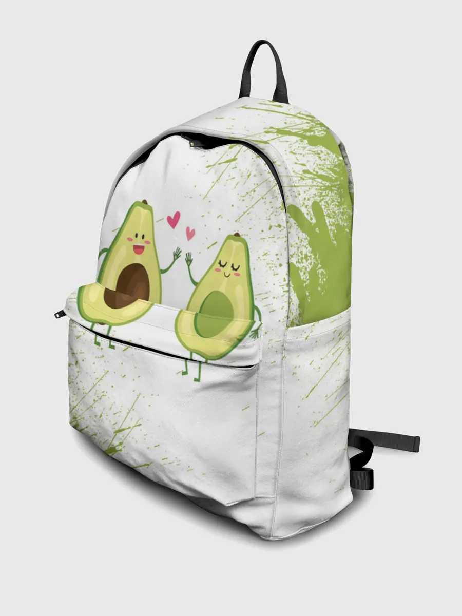 Рюкзак джинсовый / Авокадо