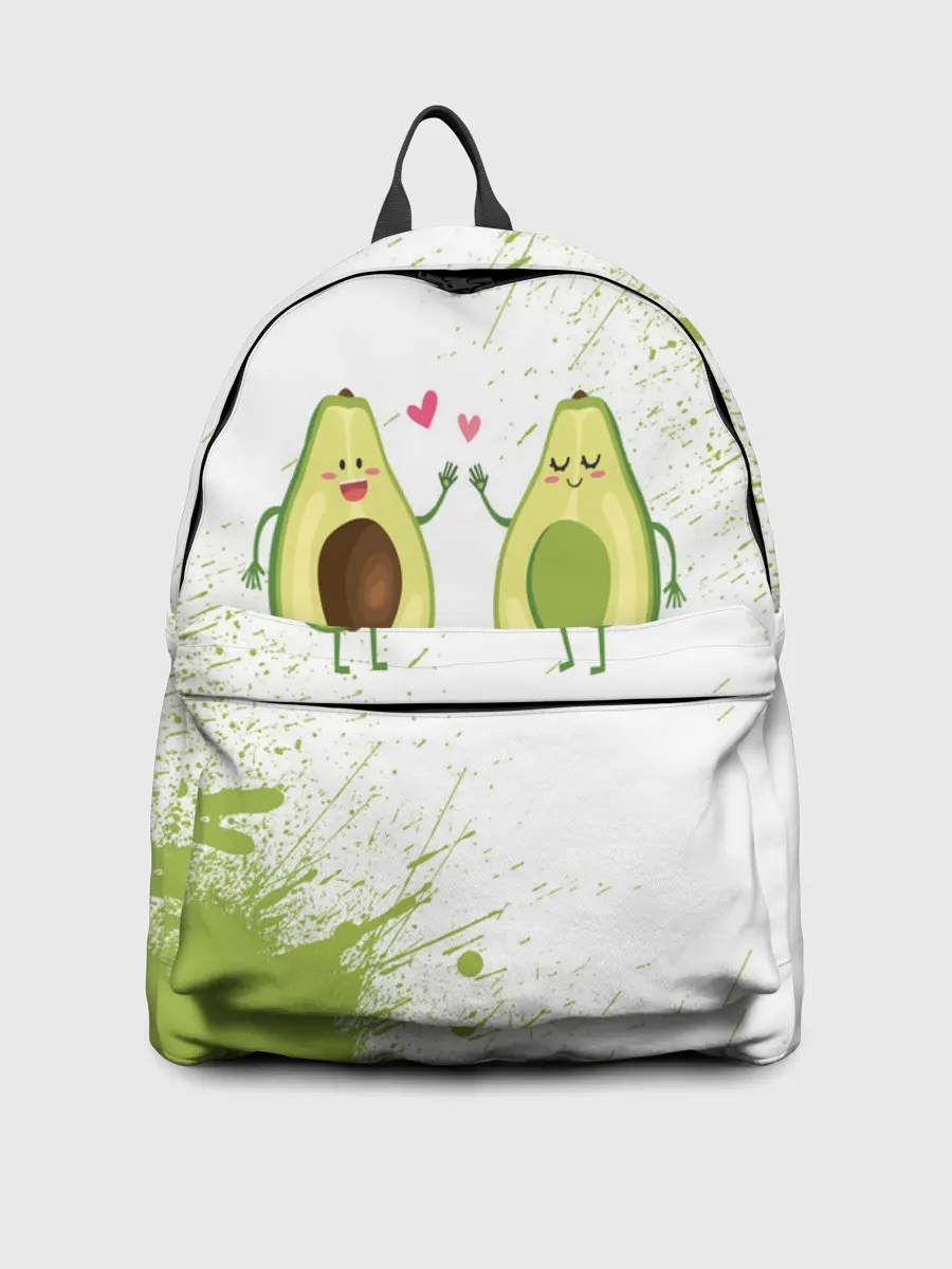 Рюкзак джинсовый / Авокадо