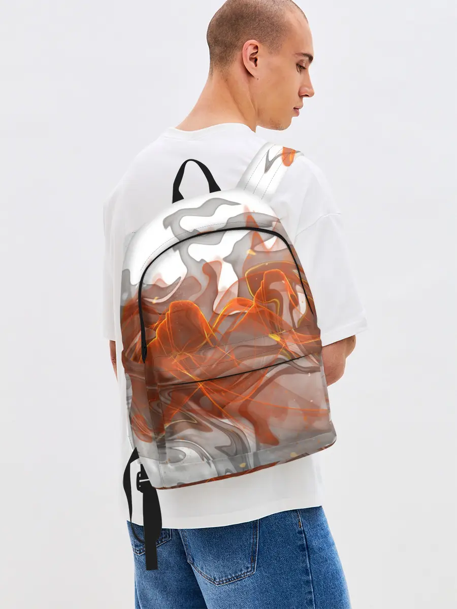 Рюкзак джинсовый / ОГОНЬ