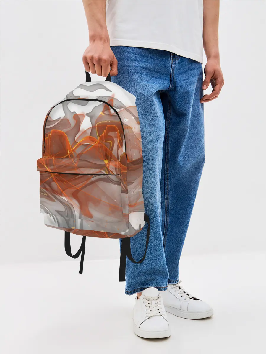 Рюкзак джинсовый / ОГОНЬ