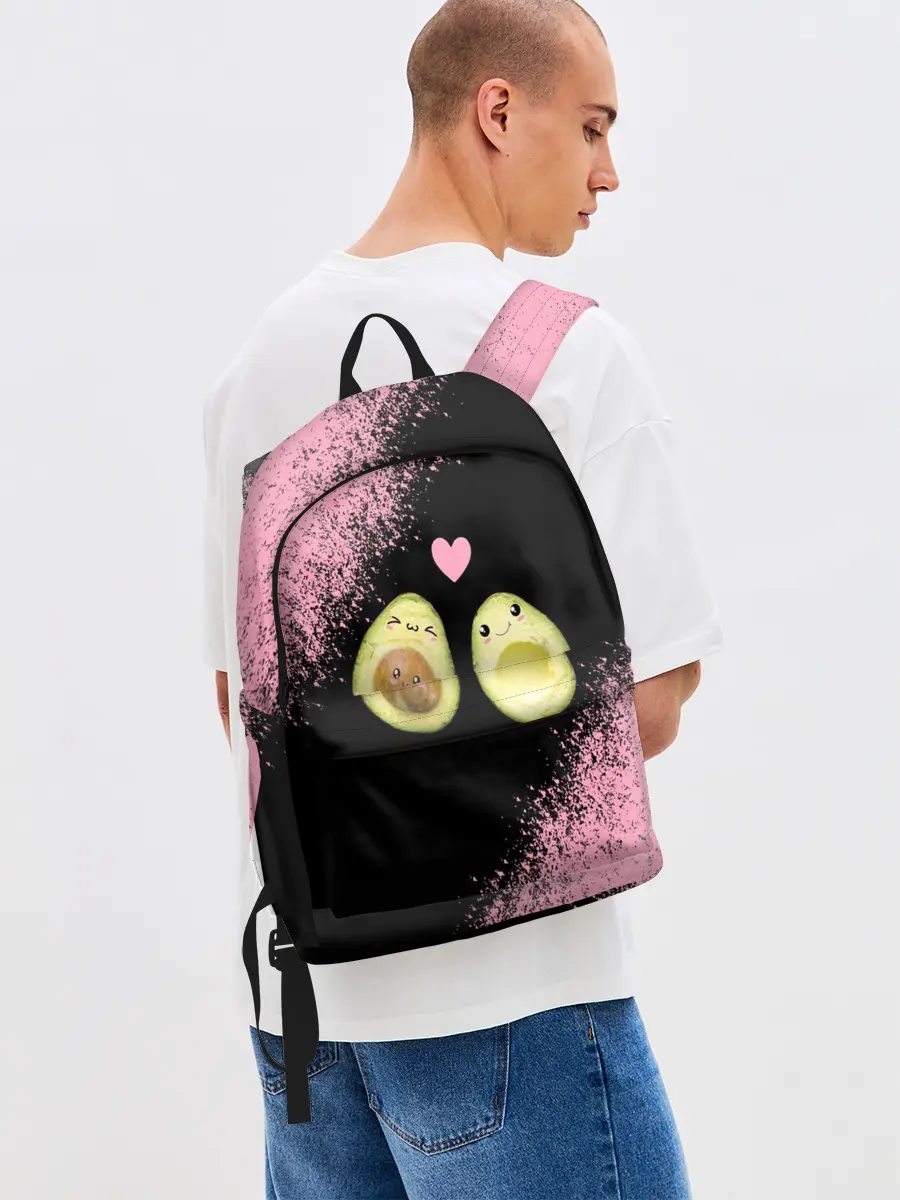 Рюкзак джинсовый / Авокадо