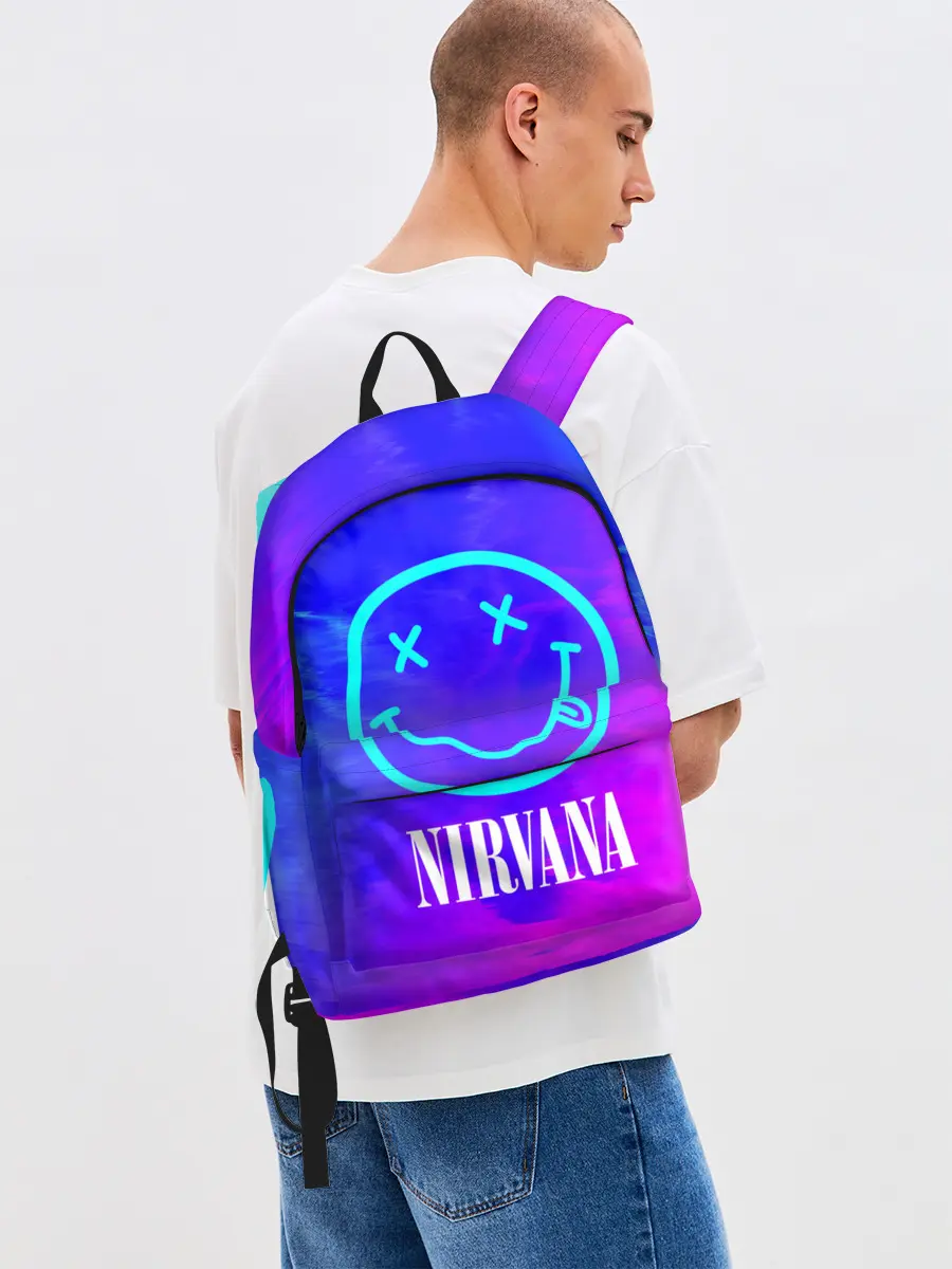 Рюкзак джинсовый / NIRVANA / НИРВАНА