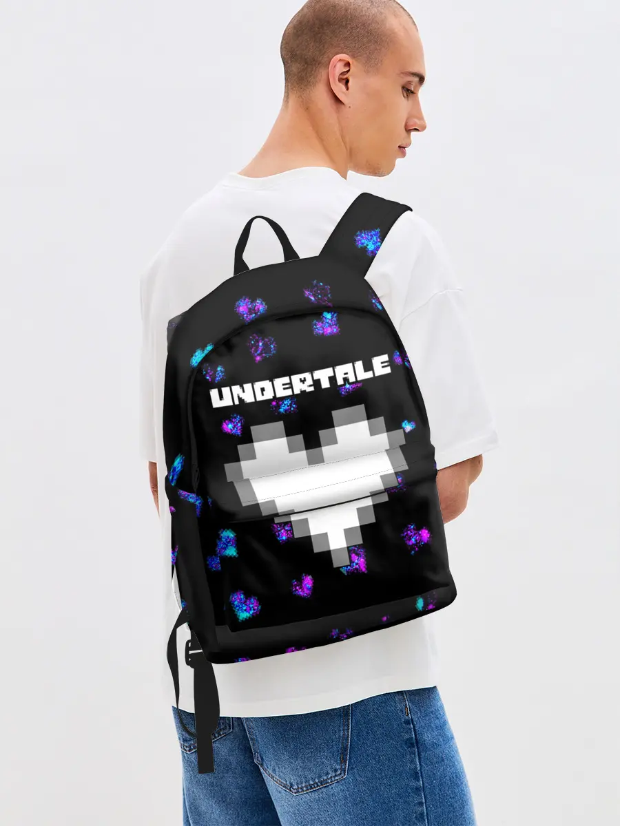 Рюкзак джинсовый / UNDERTALE / АНДЕРТЕЙЛ