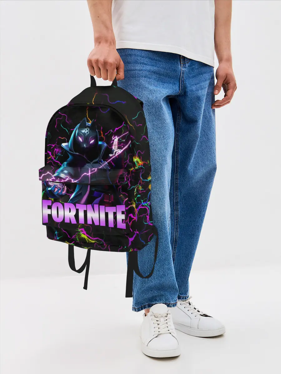 Рюкзак джинсовый / Fortnite | Молнии
