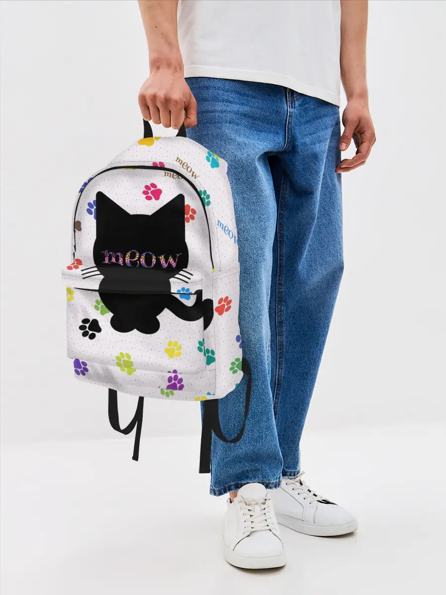 Рюкзак джинсовый / Meow