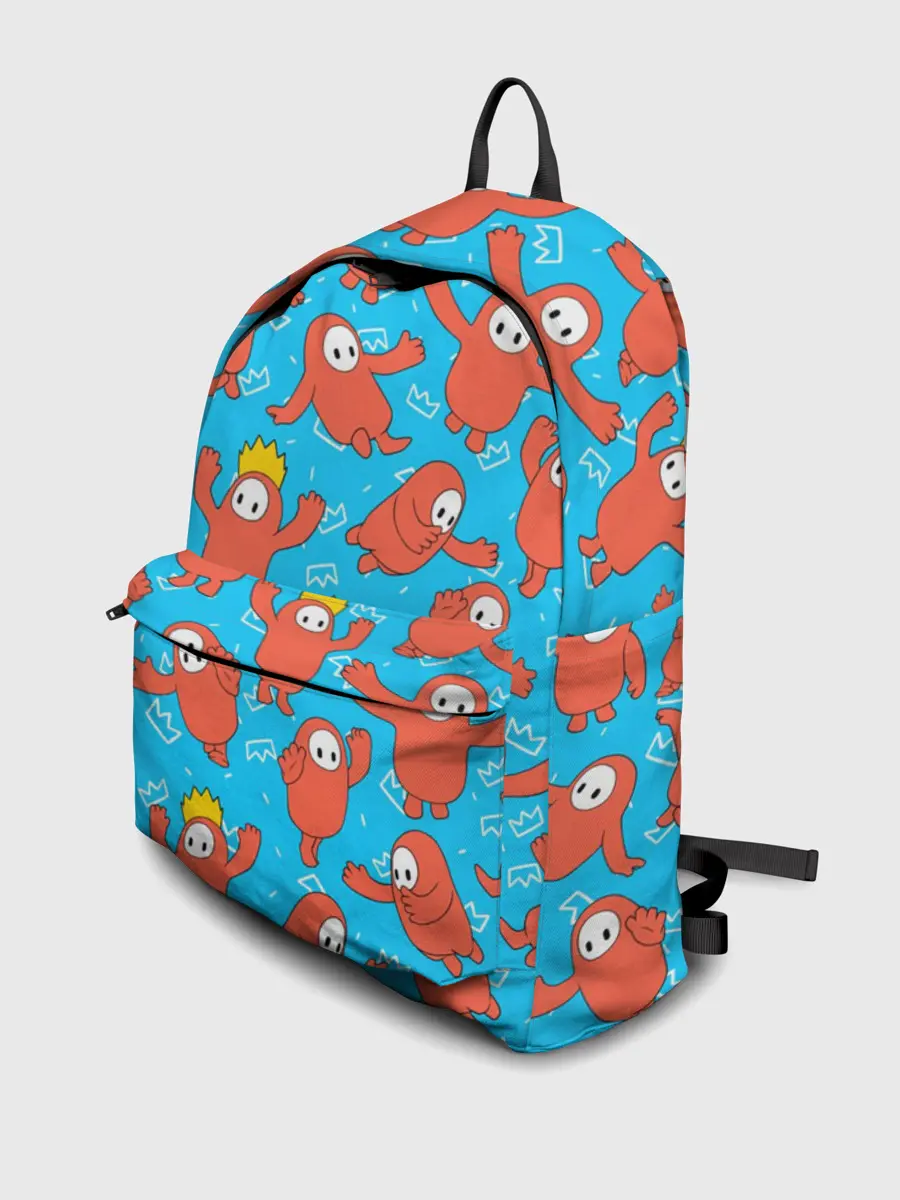 Рюкзак джинсовый / Fall guys red