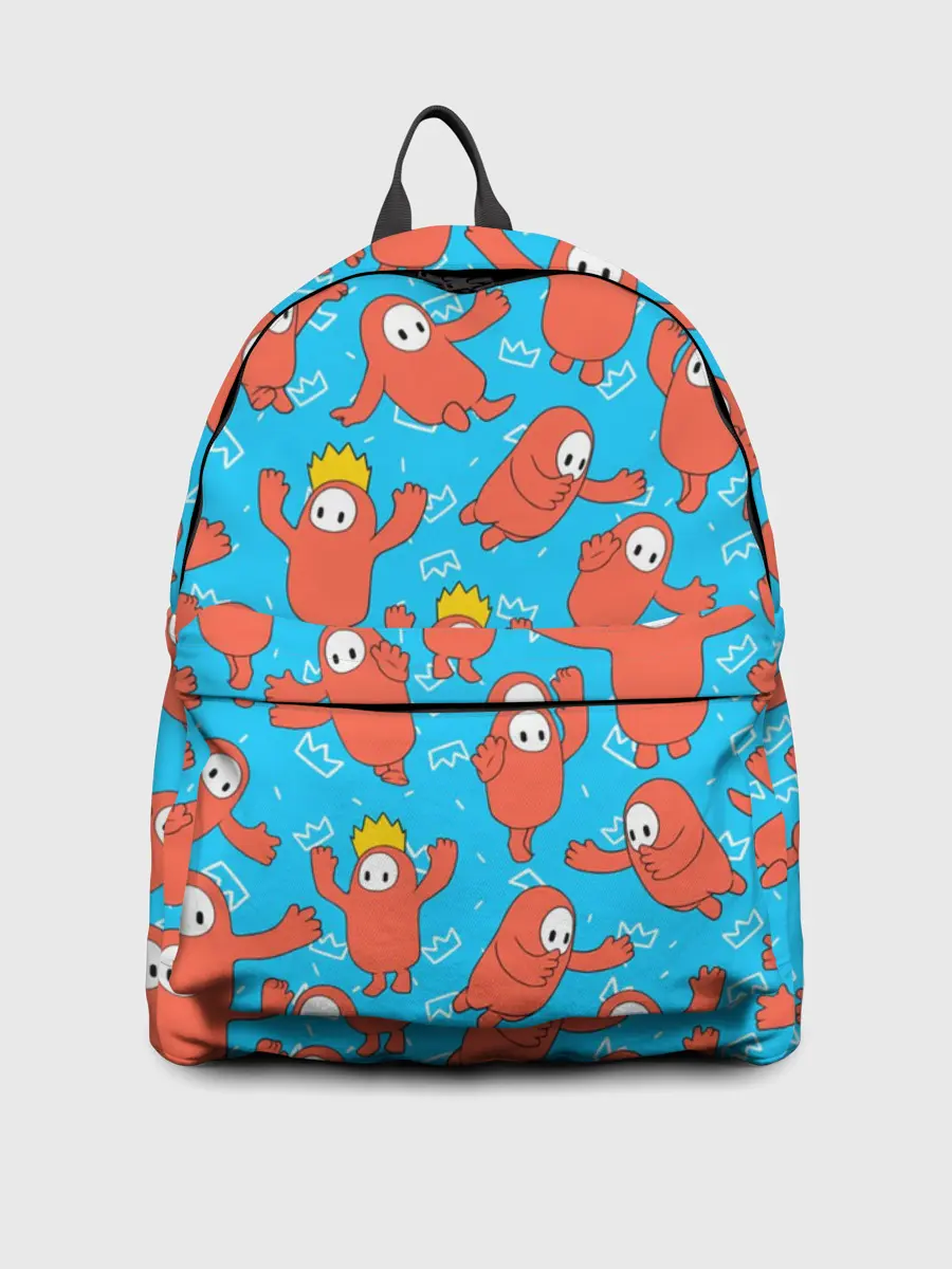 Рюкзак джинсовый / Fall guys red