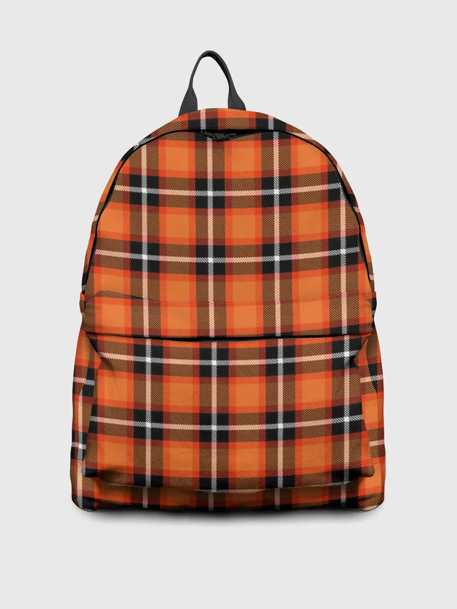 Рюкзак джинсовый / Шотландская клетка