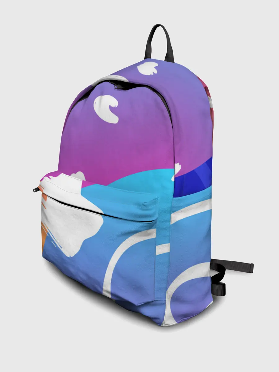 Рюкзак джинсовый / Градация цвета