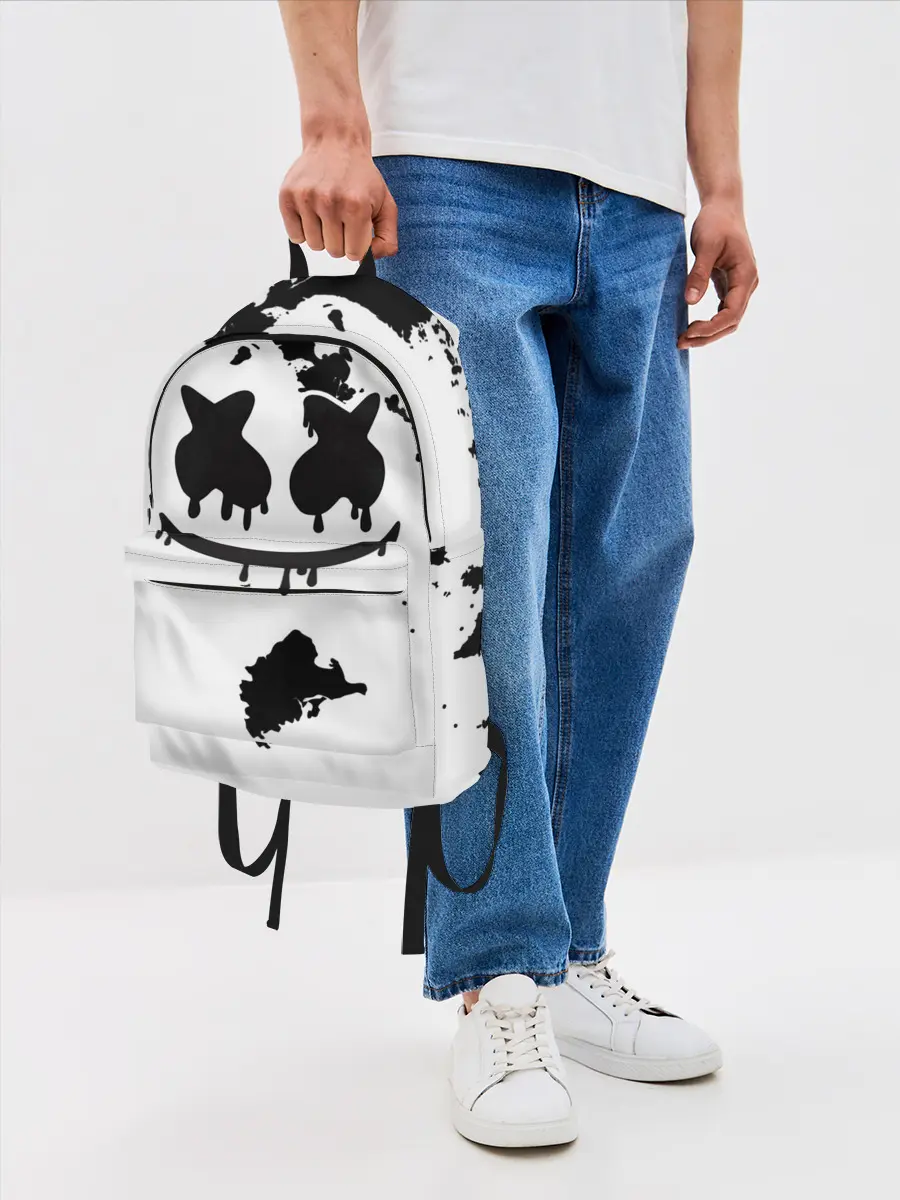 Рюкзак джинсовый / Marshmello