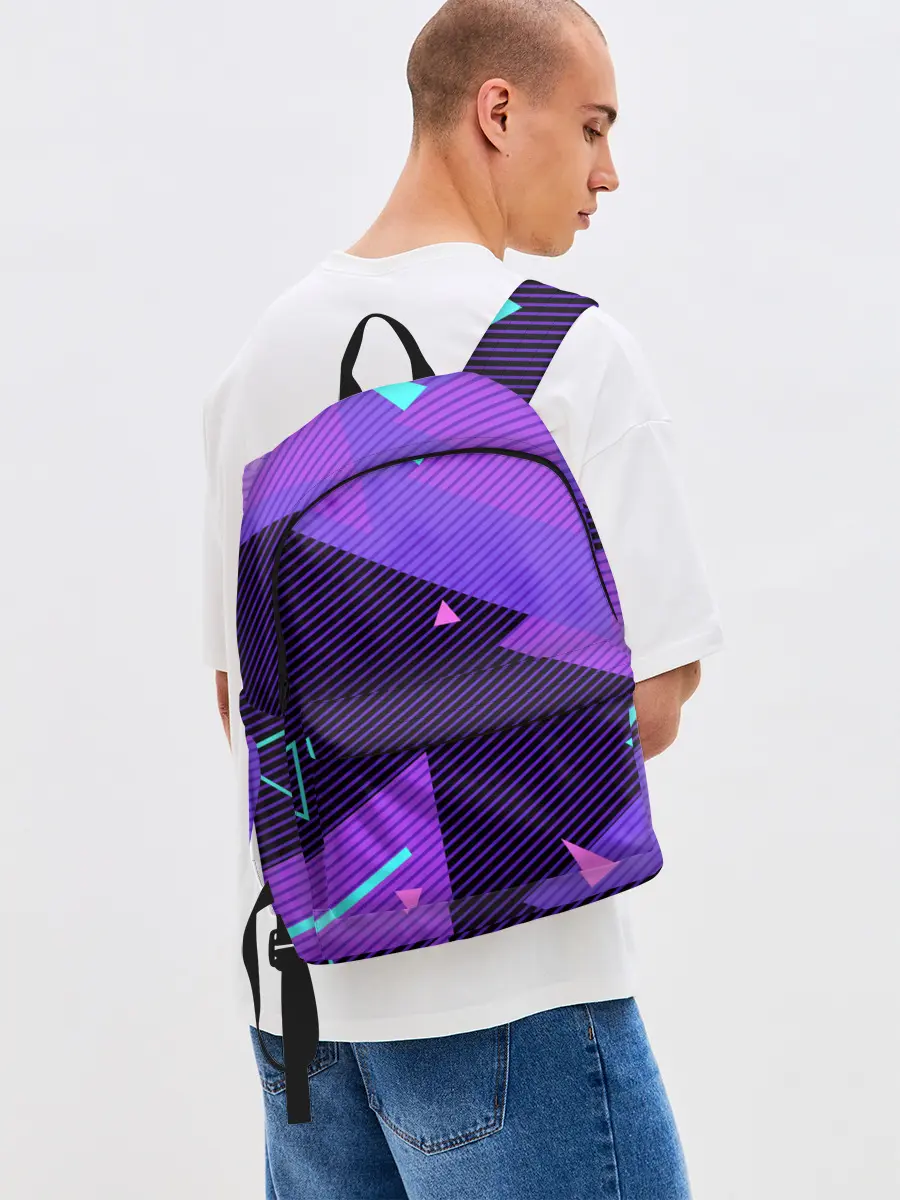 Рюкзак джинсовый / ГЕОМЕТРИЯ