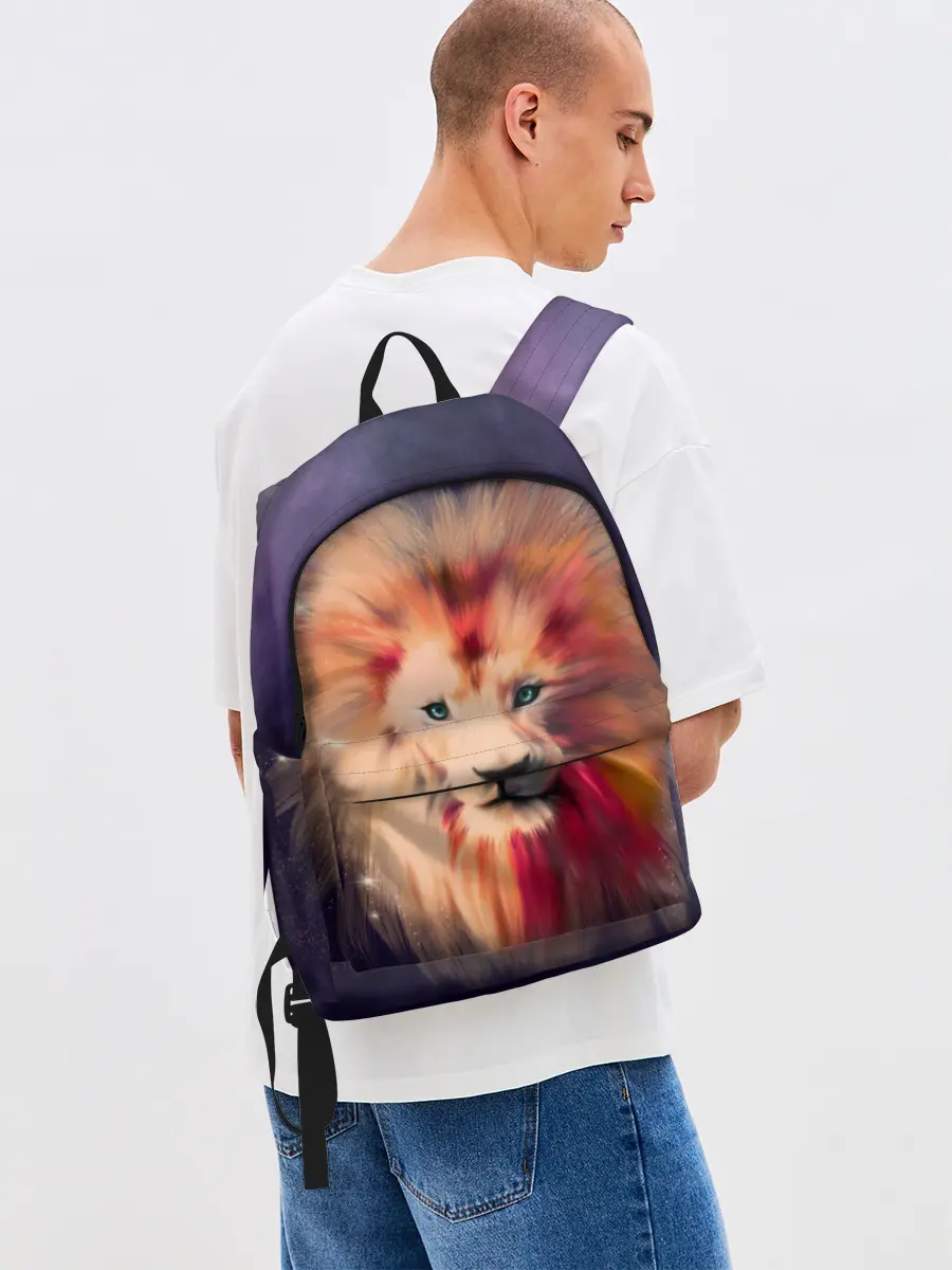 Рюкзак джинсовый / Space Lion