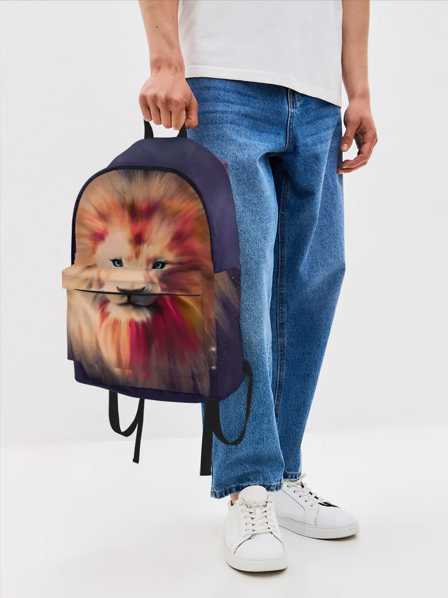 Рюкзак джинсовый / Space Lion