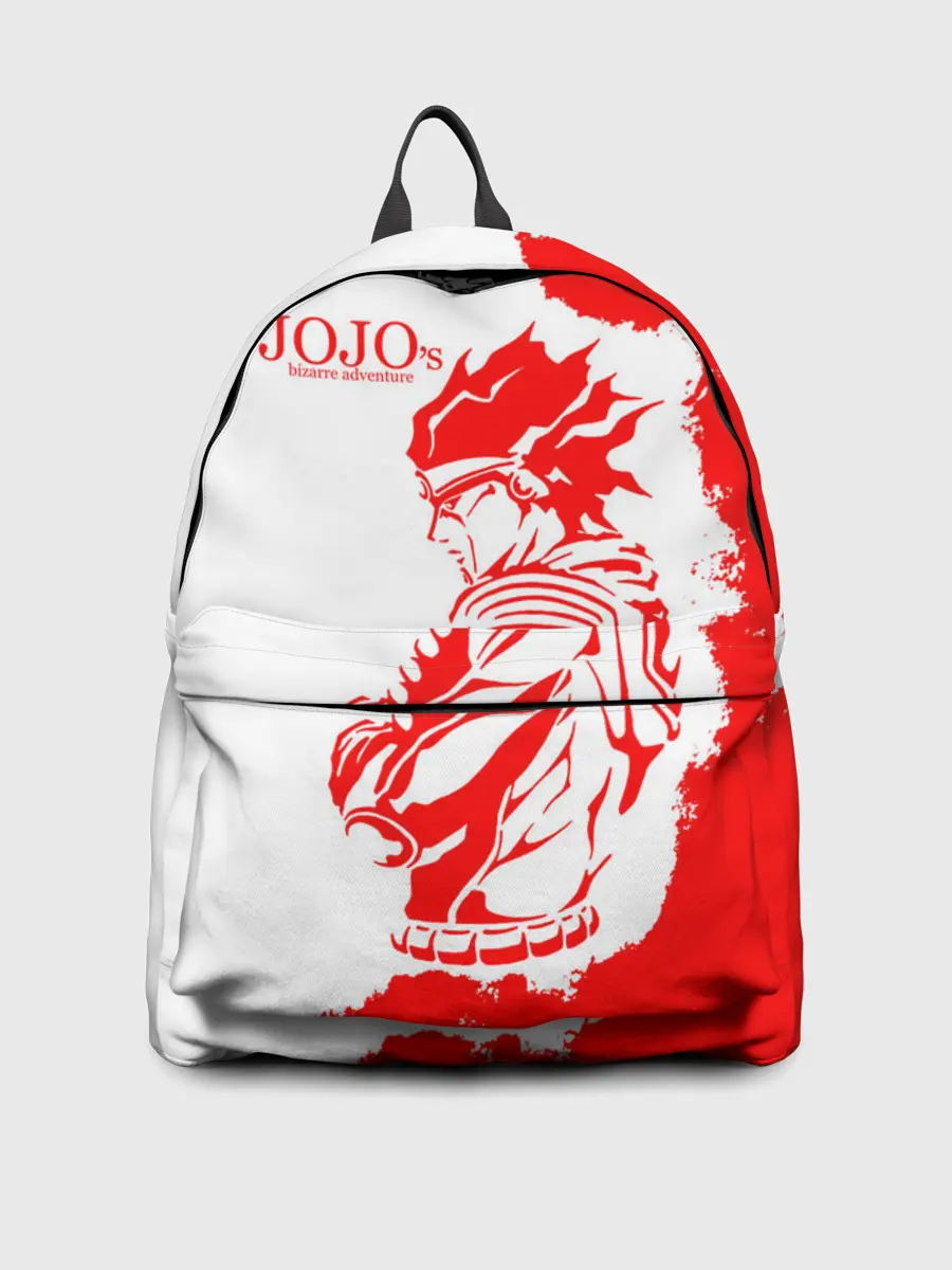 Рюкзак джинсовый / Хамон красный