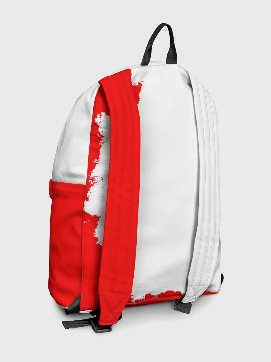 Рюкзак джинсовый / Хамон красный