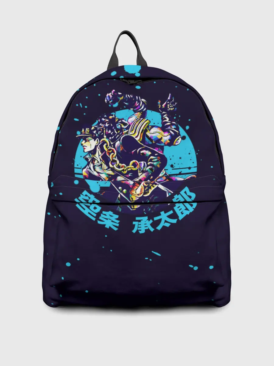 Рюкзак джинсовый / Дзётаро синие брызги