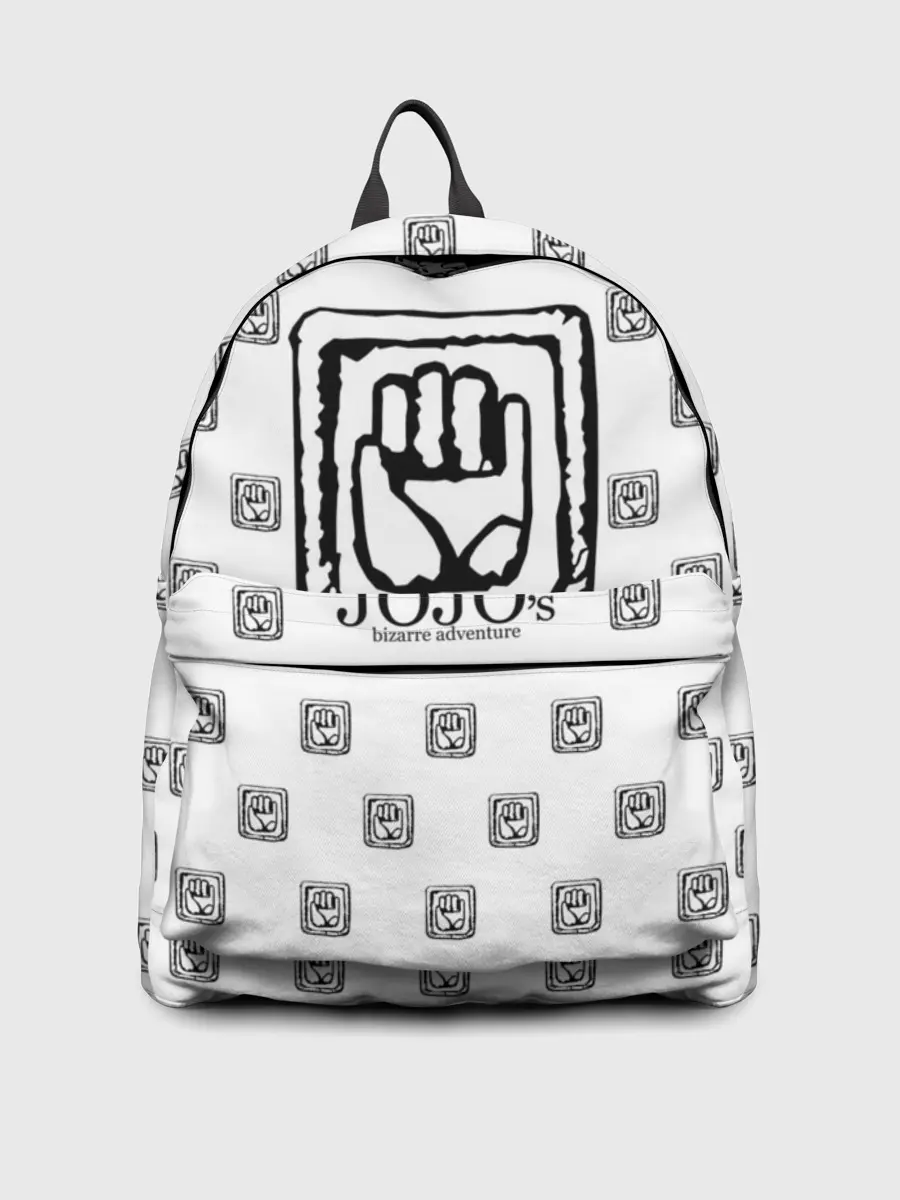 Рюкзак джинсовый / Лого джоджо белый