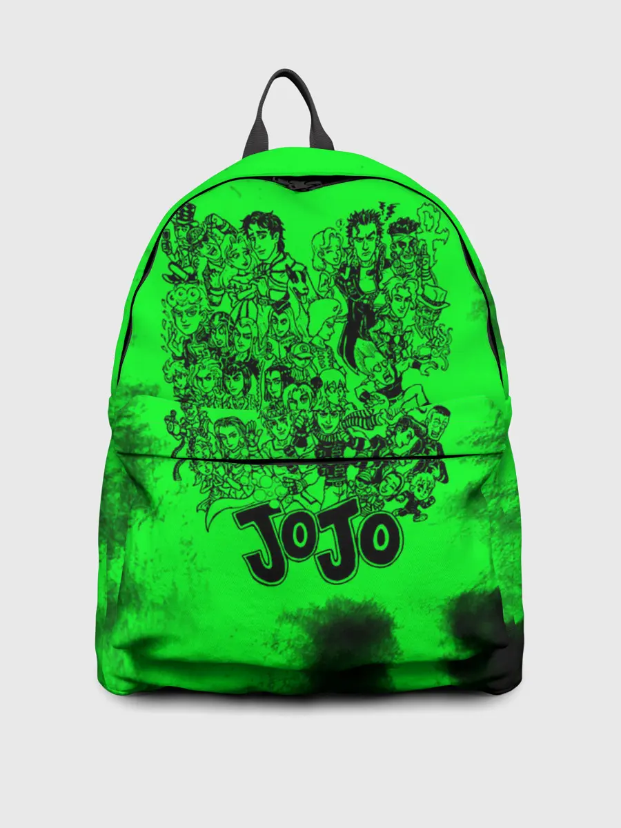 Рюкзак джинсовый / Джоджо герои зеленый дым