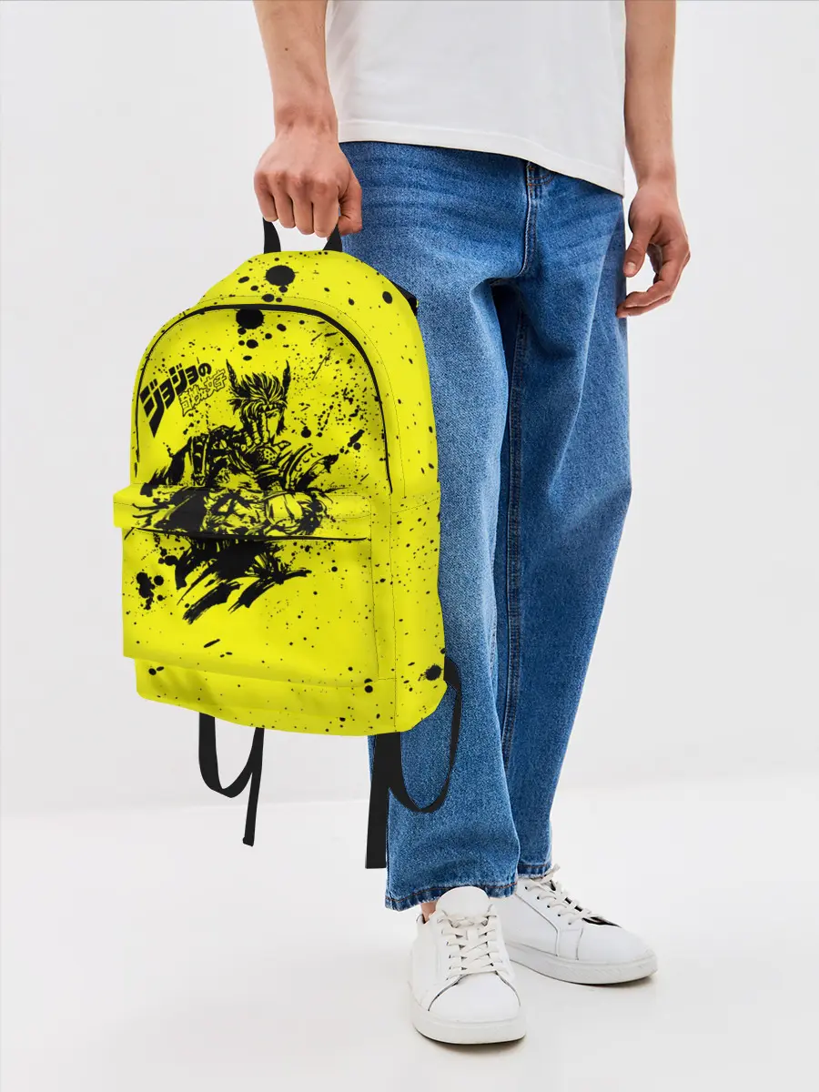 Рюкзак джинсовый / Джонатан на желтом брызги