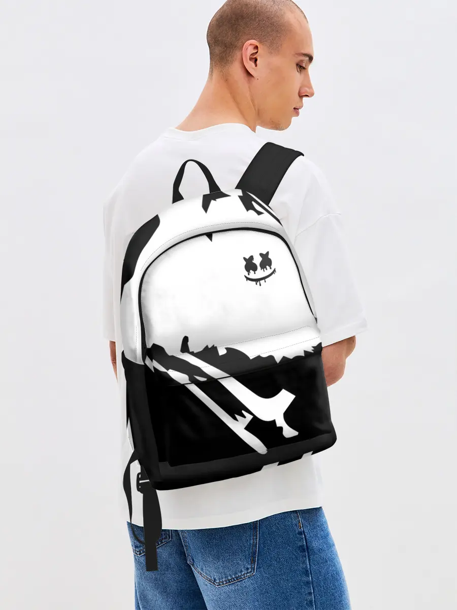 Рюкзак джинсовый / Marshmello