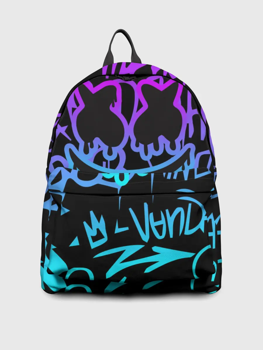 Рюкзак джинсовый / Marshmello