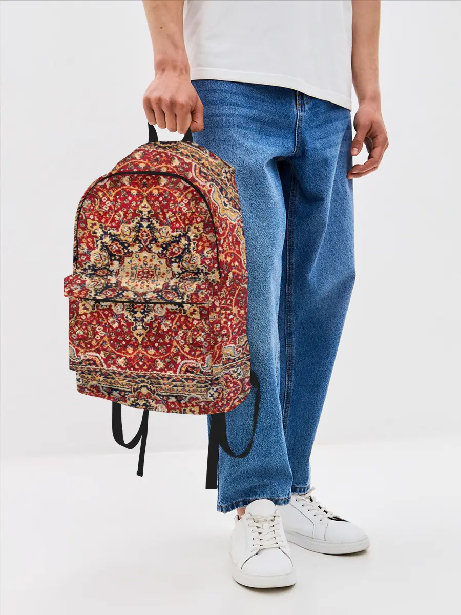 Рюкзак джинсовый / Ковер на стене