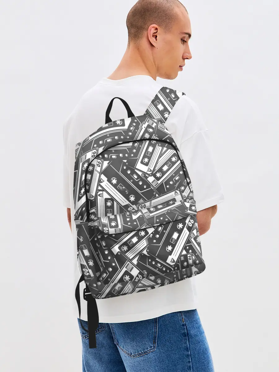 Рюкзак джинсовый / retro pattern