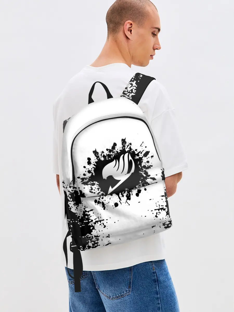 Рюкзак джинсовый / Хвост Феи монохромный