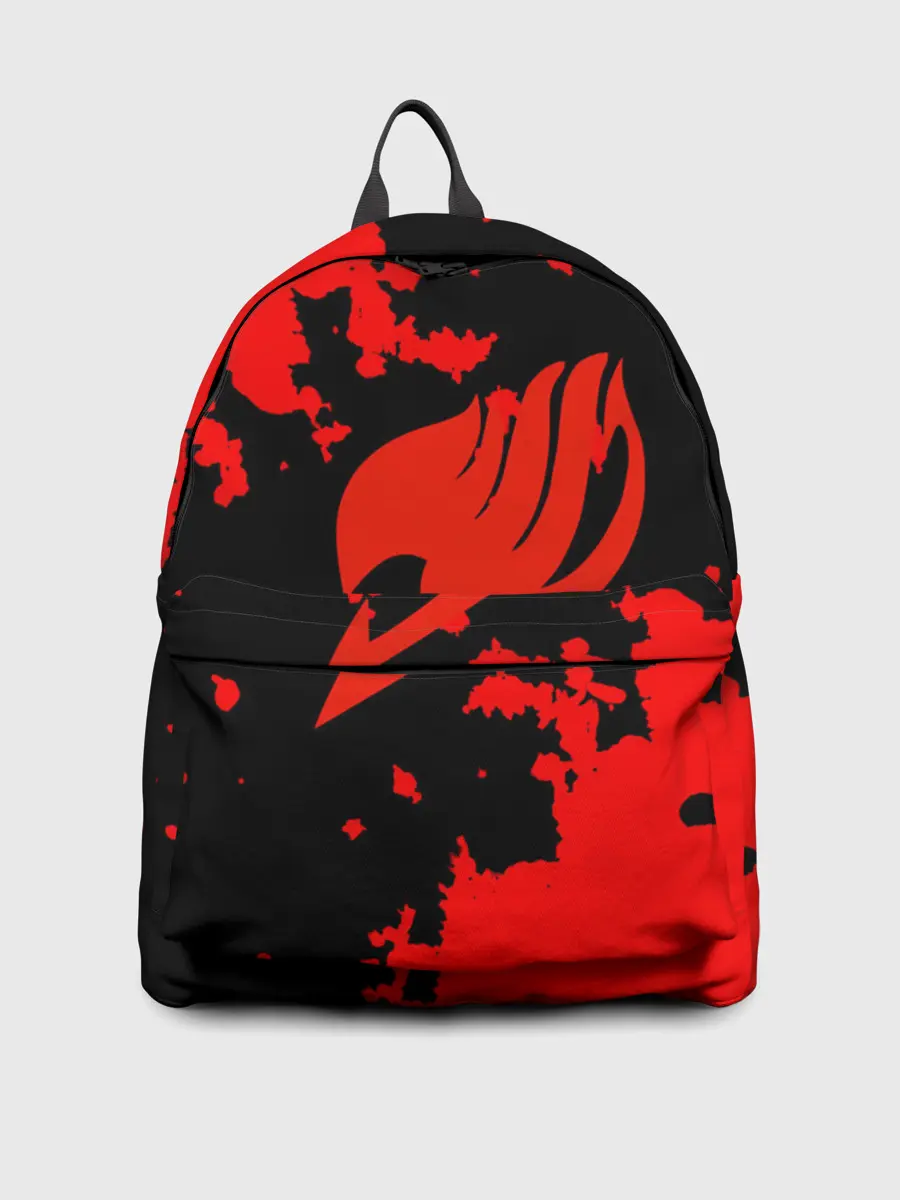 Рюкзак джинсовый / Хвост Феи красные зоны